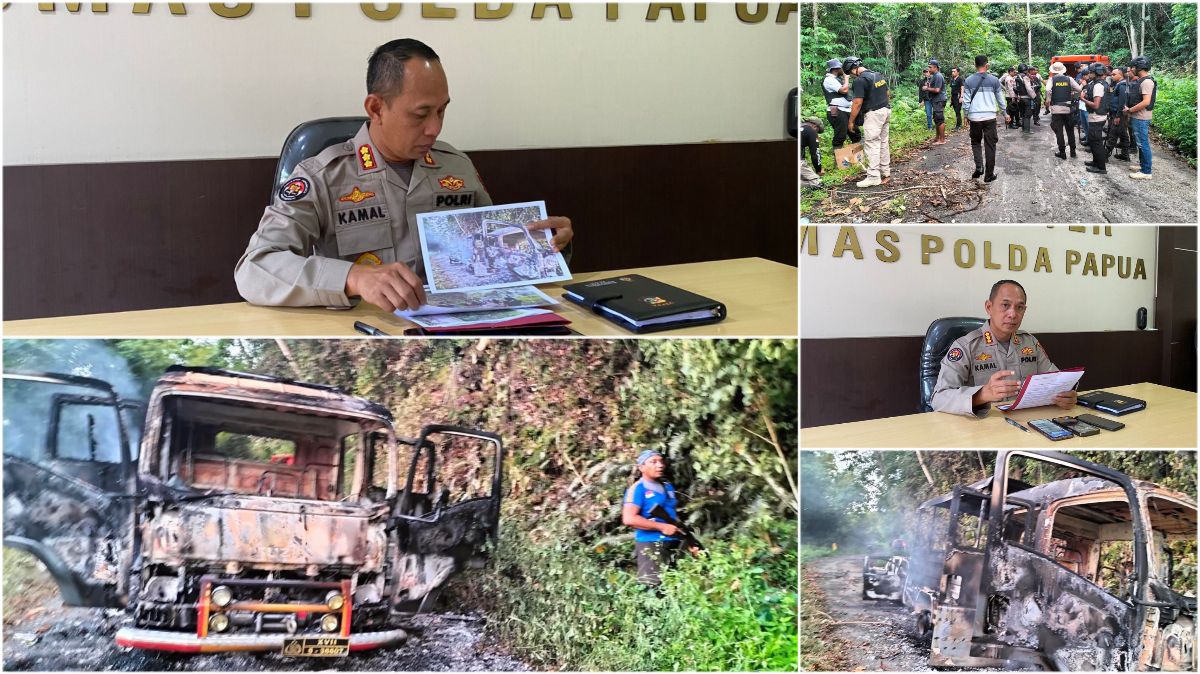 KKB Tembak Anggota Saat Buka Palang Jalan di Kampung Tindaret Distrik Yapen Utara Kabupaten Kepulauan Yapen
