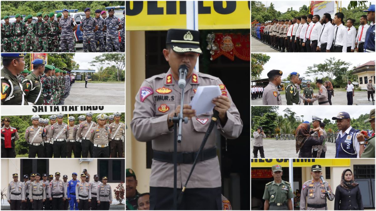 Kapolres Sarmi Pimpin Apel Gelar Pasukan Operasi Lilin Cartenz-2022