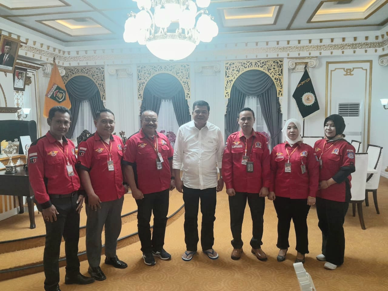 Keakraban Bupati Lampung  dengan PWDPI