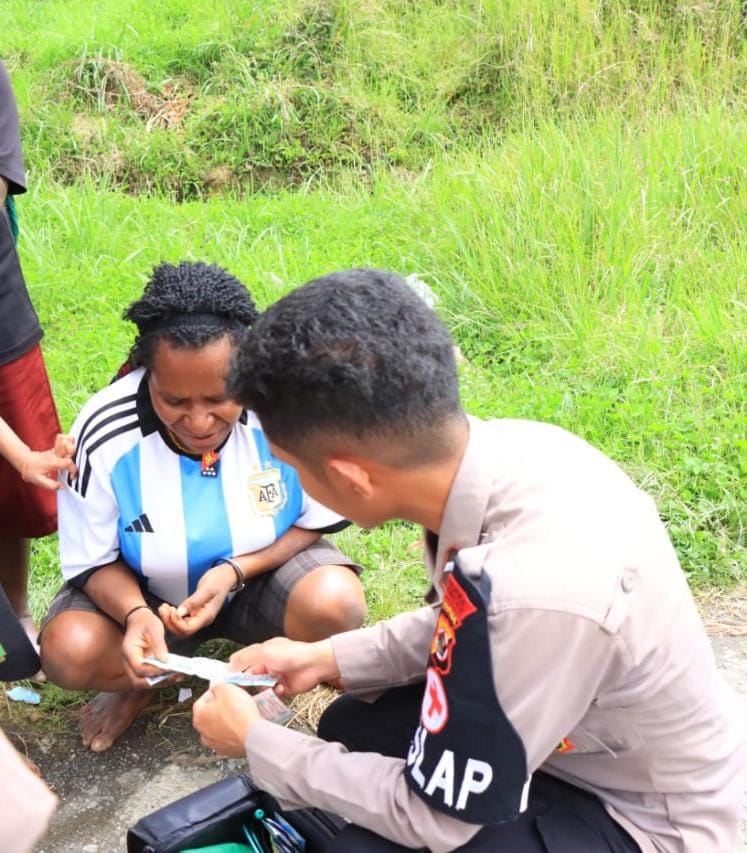 Program Keladi Sagu Jangkau Penderita Ispa hingga Anak Stunting di Pelosok Kabupaten Puncak