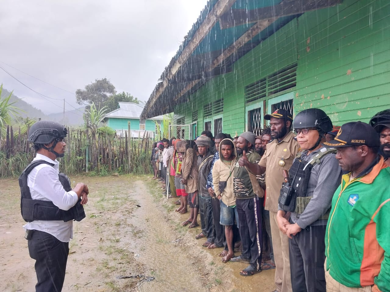 Polisi Tangani Kasus Penganiayaan Berat Terhadap Seorang tukang Ojek di Dogiyai