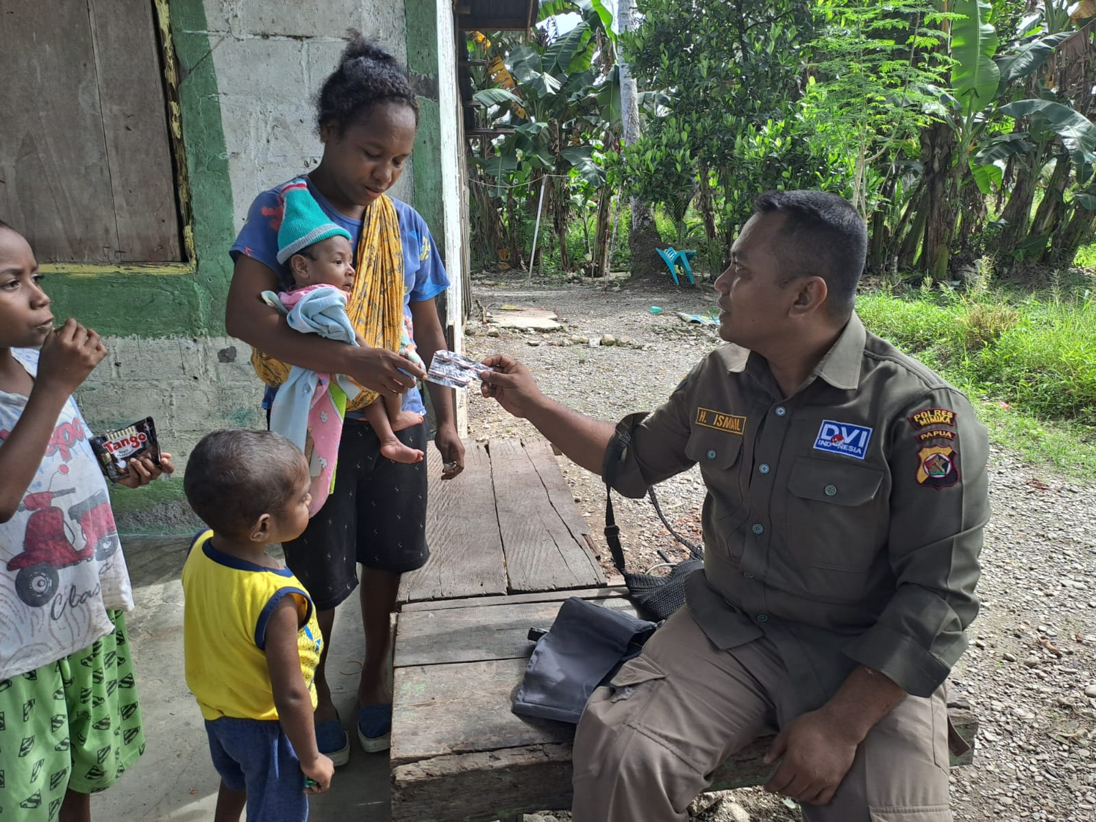 Program Keladi Sagu Tangani Penderita Malaria hingga Stunting di Pedalaman Mimika