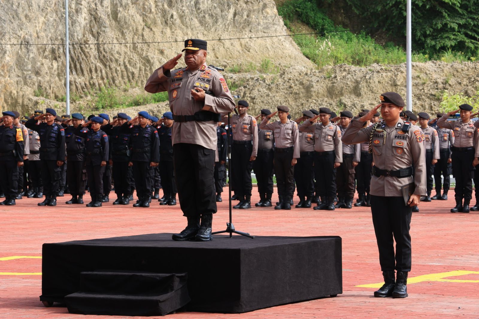 Kapolda Papua Pimpin Upacara Peringatan Hari Kebangkitan Nasional ke 115