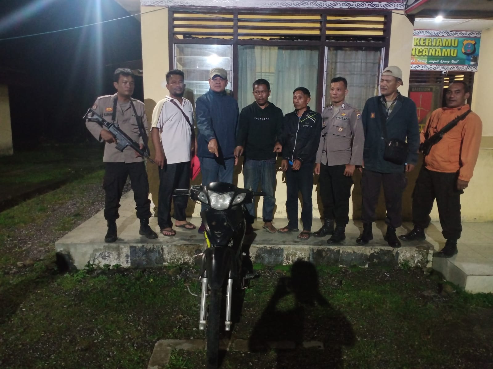 Polres Simalungun Melalui Polsek Balata Berhasil Tangkap Pelaku Curanmor Di Dolok Marlawan