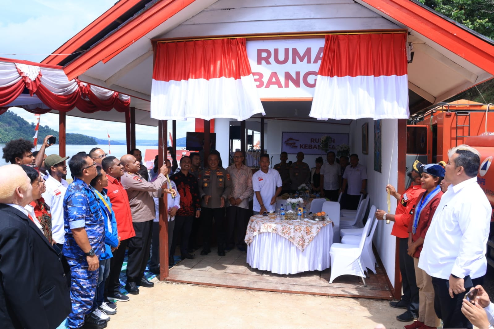 Kapolda Papua Resmikan Rumah Kebangsaan Indonesia Provinsi Papua