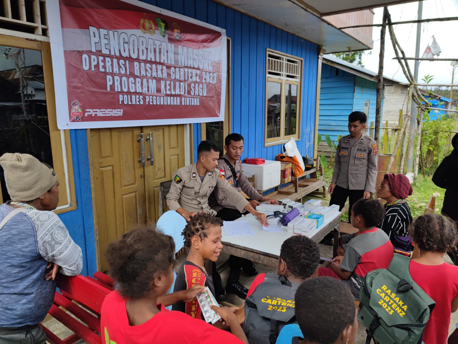 Rasaka Cartenz Lakukan Pengobatan Gratis di Pegubin, Temukan 2 Lansia Derita ISPA