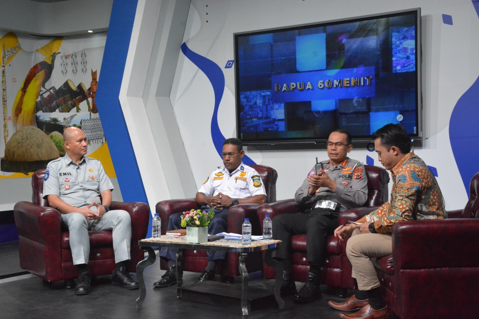 Dialog Interaktif Papua 60 Menit Dengan Tema Patuh dan Tertib Berlalu Lintas Cermin Moralitas Bangsa