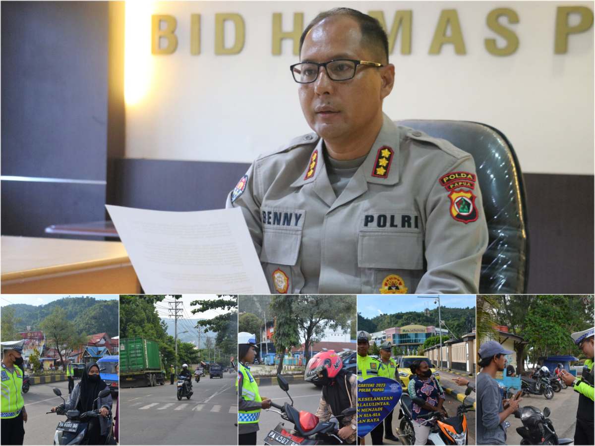 Hasil Pelaksanaan Operasi Patuh Cartenz 2023 Polda Papua dan Jajaran