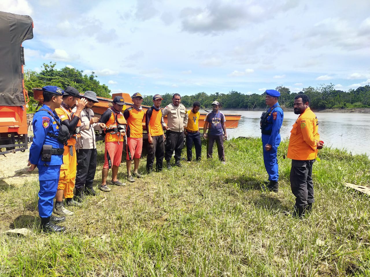 Bocah Tenggelam di Sungai Digoel Berhasil Ditemukan SAR Gabungan