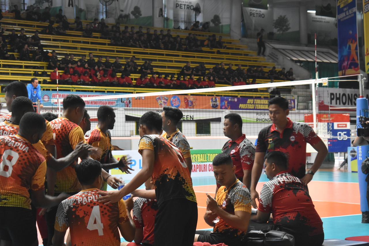 Tim Voli Putra Papua harus akui ketangguhan Tim Voli Putra Bali