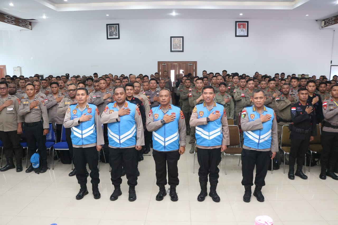 Wakapolda Papua Pimpin Pakta Integritas Peserta Seleksi Pendidikan PAG T.A 2023 dan SBP T.A 2024