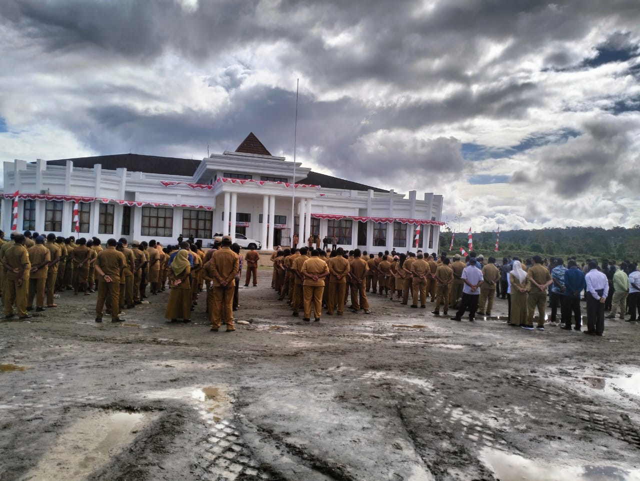 Sinergi TNI-Polri dan ASN, Kabupaten Nduga Mantapkan Kesiapan Menuju HUT Kemerdekaan RI ke-78