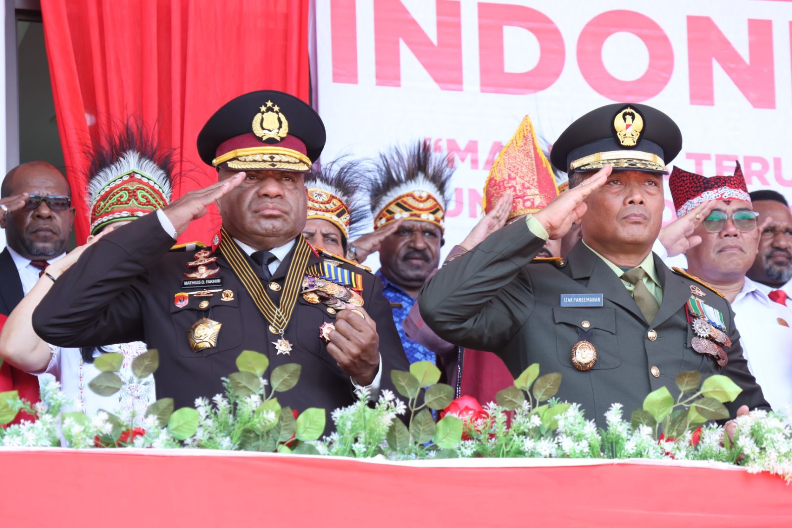 Kapolda Papua Ikuti Upacara Kemerdekaan RI ke-78 di Provinsi Papua