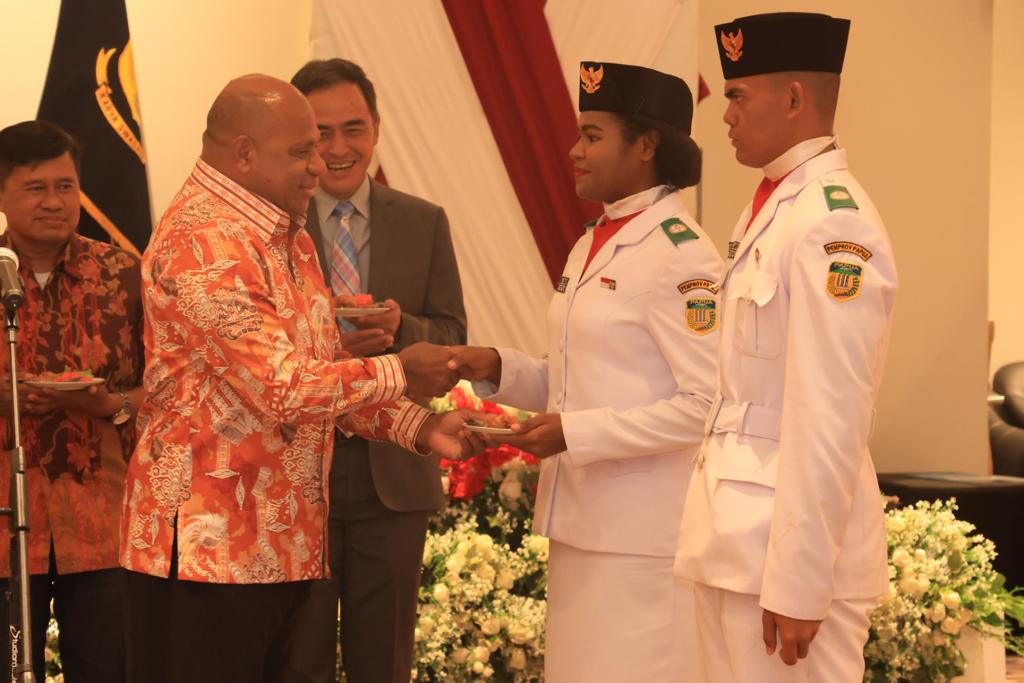 Kapolda Papua Hadiri Resepsi Kenegaraan Hari Kemerdekaan ke-78 RI di Provinsi Papua