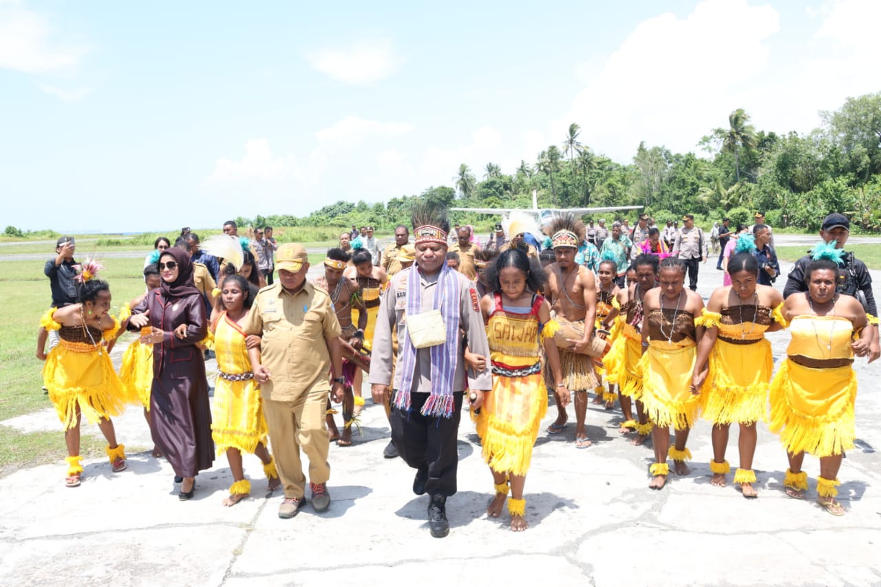 Kapolda Papua Lakukan Kunker ke Kabupaten Sarmi