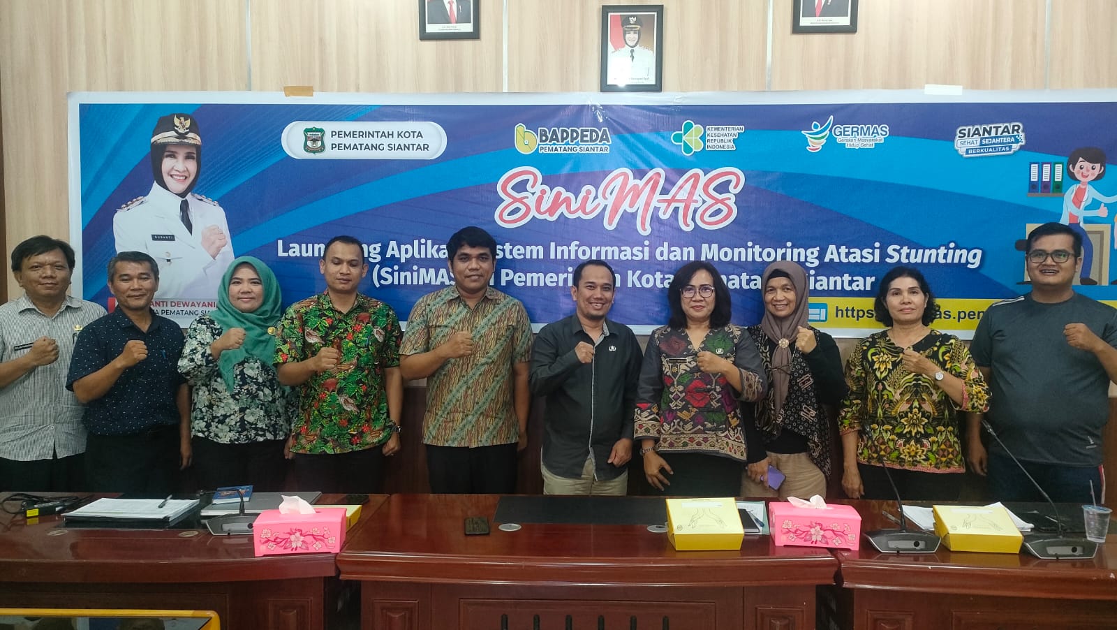 Monitoring Penurunan Stunting, Pemko Siantar Luncurkan Aplikasi SiniMas
