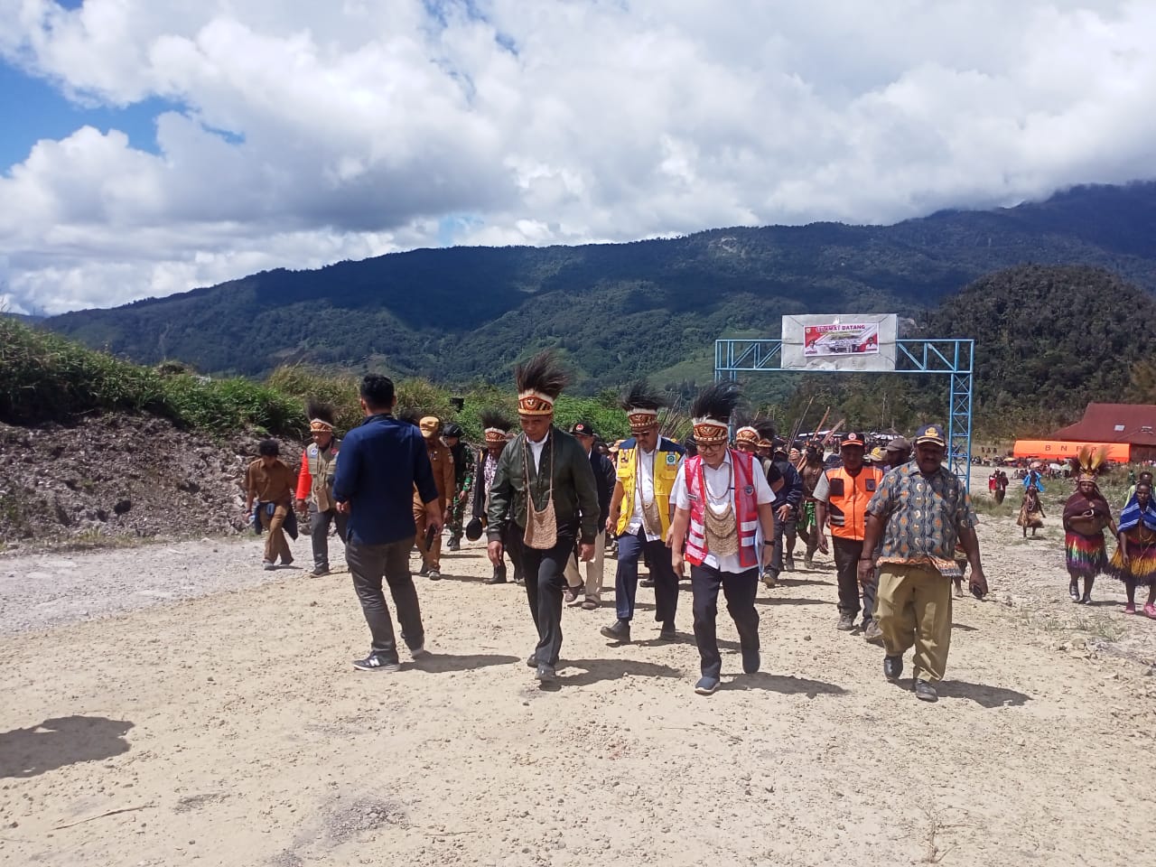 Kunjungan Kerja Menko PMK RI di Kabupaten Puncak