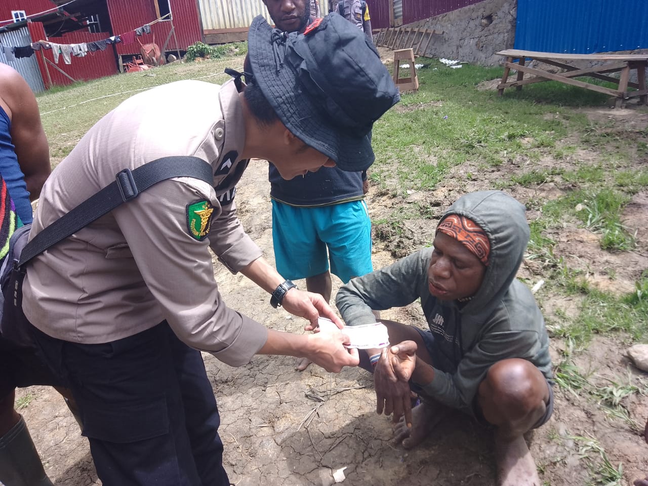 Pelayanan Kesehatan Keladi Sagu Polri Sentuh Masyarakat di Daerah Terpencil Papua Tengah
