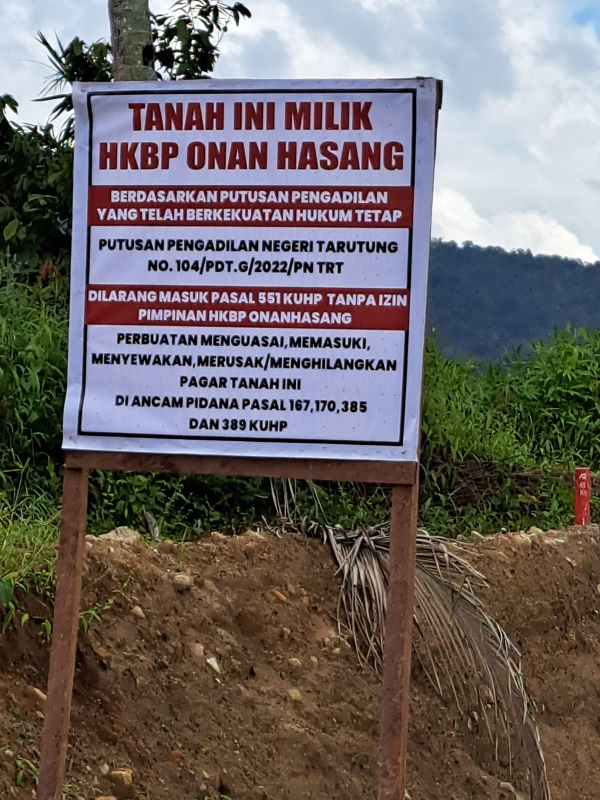 Pengetua HKBP Onan Hasang: Kita Harus Hormati Putusan Pengadilan Tarutung