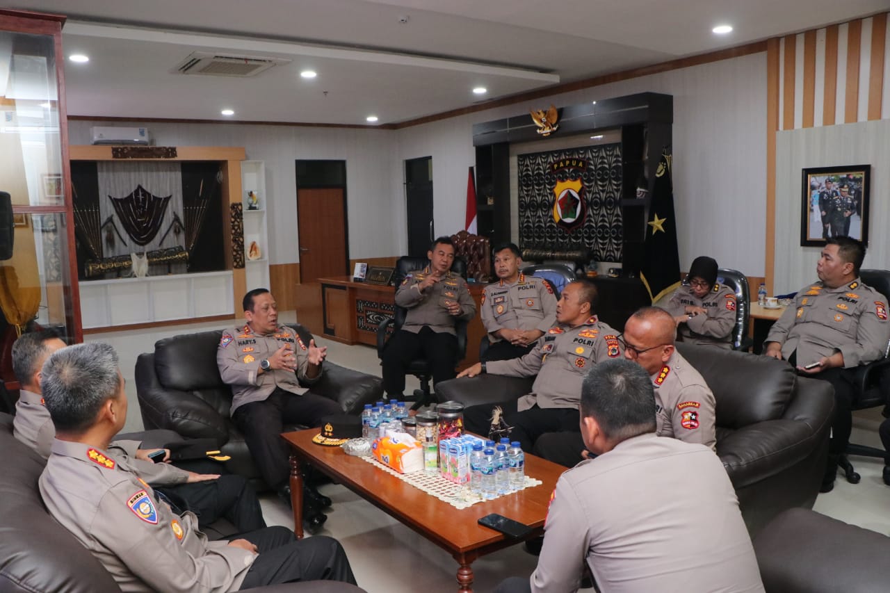 Wakapolda Papua Terima Kunjungan Kakorbinmas Baharkam Polri dalam Rangka Supervisi dan Asistensi di Wilayah Papua