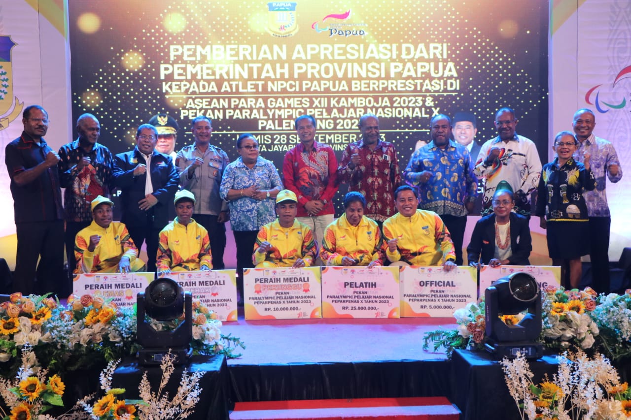 Pemda Provinsi Papua Apresiasi Atlet Berprestasi dalam Acara Bergengsi