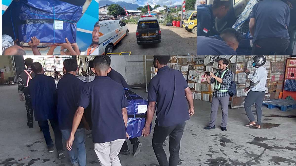 Jenazah Michelle Kurisi Doga Tiba di Jayapura, Suasana Haru Mengiringi Kedatangannya