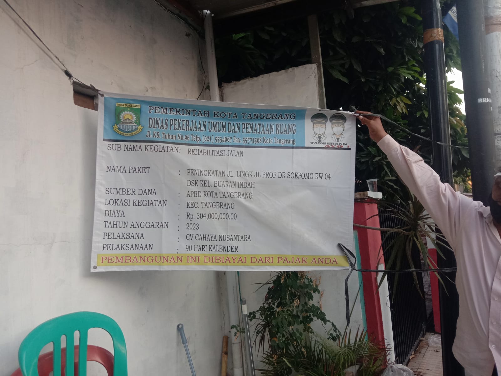 Galian draenase pemasangan U-Ditch Tidak Sesuai spekifikasi teknis Asal jadi