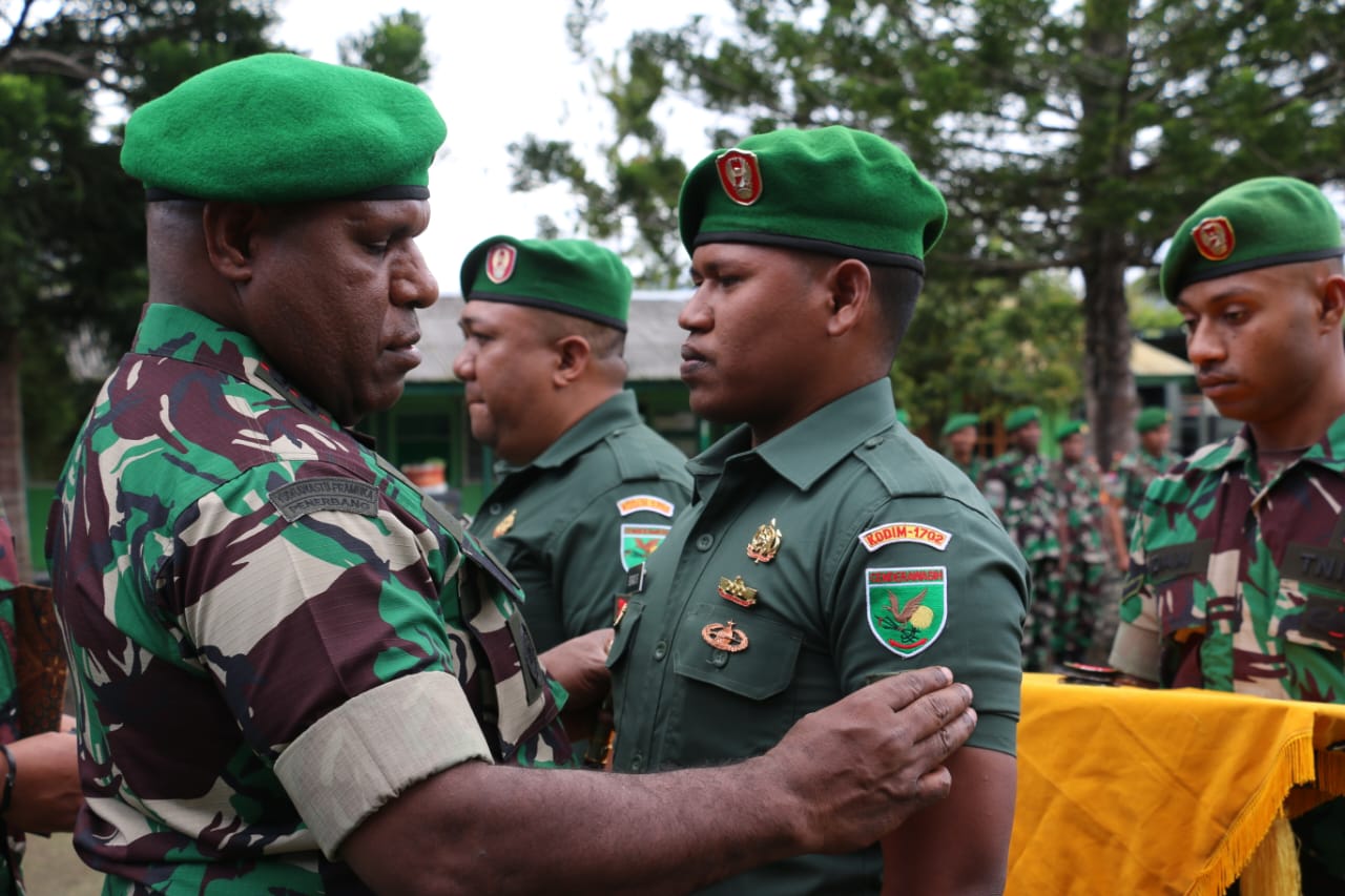 Prajurit Jayawijaya Naik Pangkat, Begini Arahan Dandim 1702/Jayawijaya