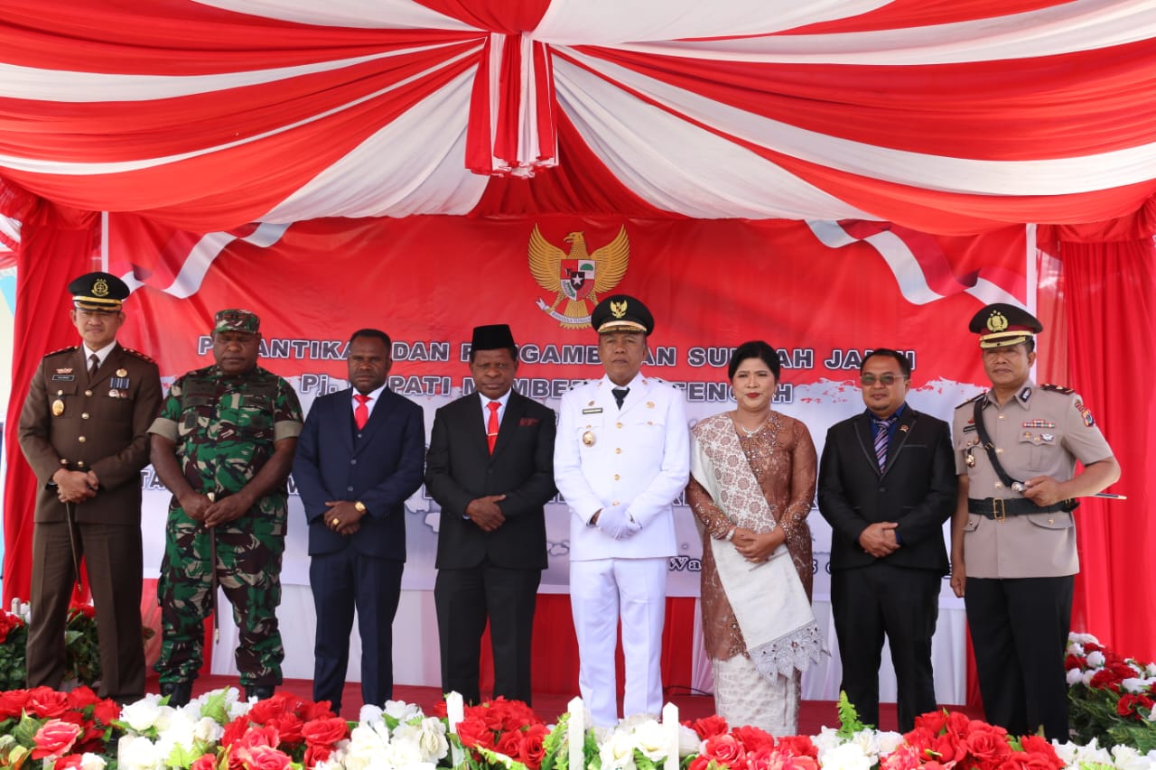 Dandim 1702/Jayawijaya Hadiri Acara Pelantikan Pj Bupati Mamberamo Tengah