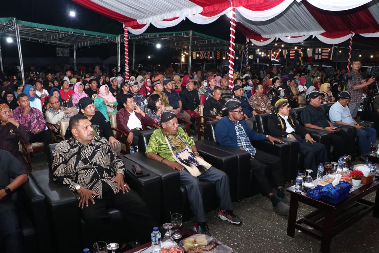 Pagelaran Seni Budaya Wayang Kulit Meriahkan HUT Ke-78 TNI di Jayapura