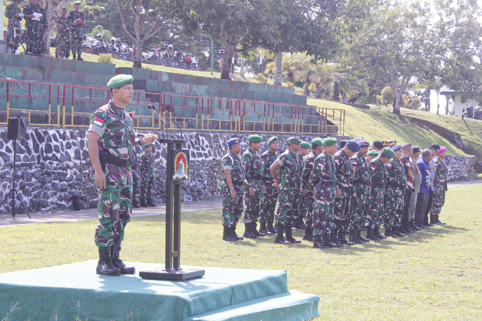 Jelang Kedatangan Wapres di Provinsi Papua, Danrem 172/PWY Pimpin Apel Gelar Pasukan