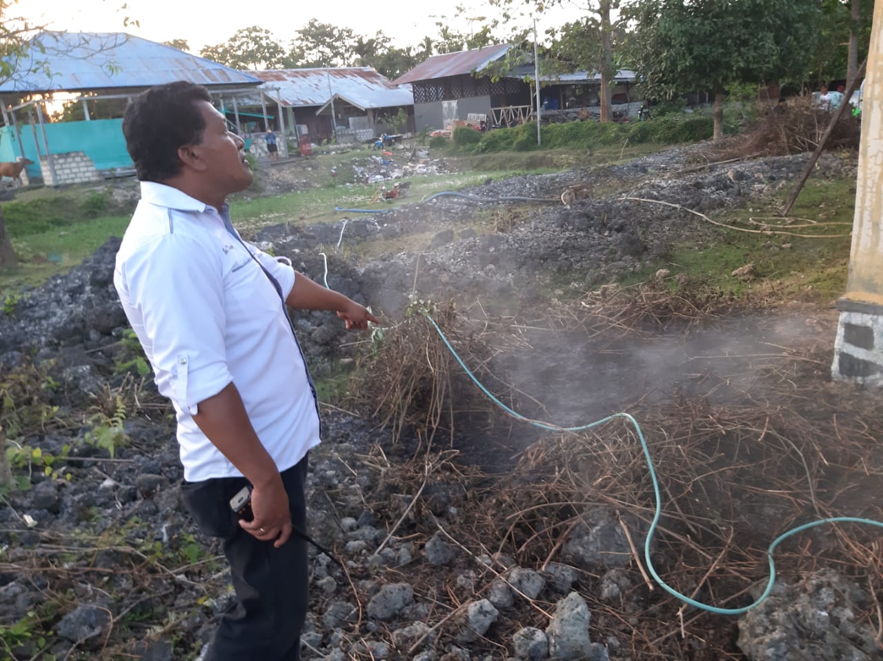 Respon Cepat, Polres Keerom Datangi Lokasi Kebakaran Panti Asuhan Syalom Arso 8