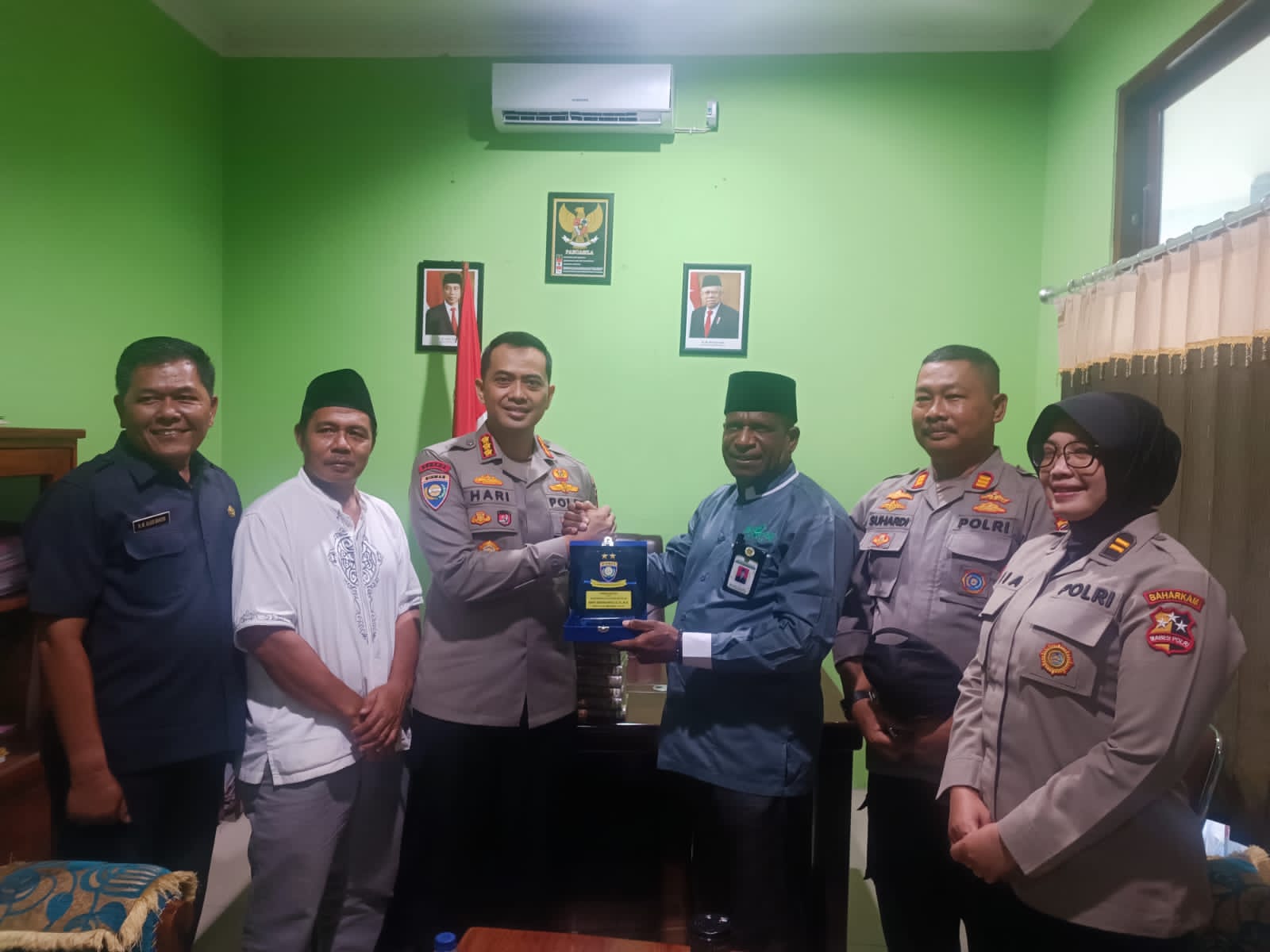 Kasubditbintibsos Ditbintibmas Korbinmas Baharkam Polri ajak beberapa Tokoh Papua untuk wujudkan Pemilu 2024 yang aman dan damai