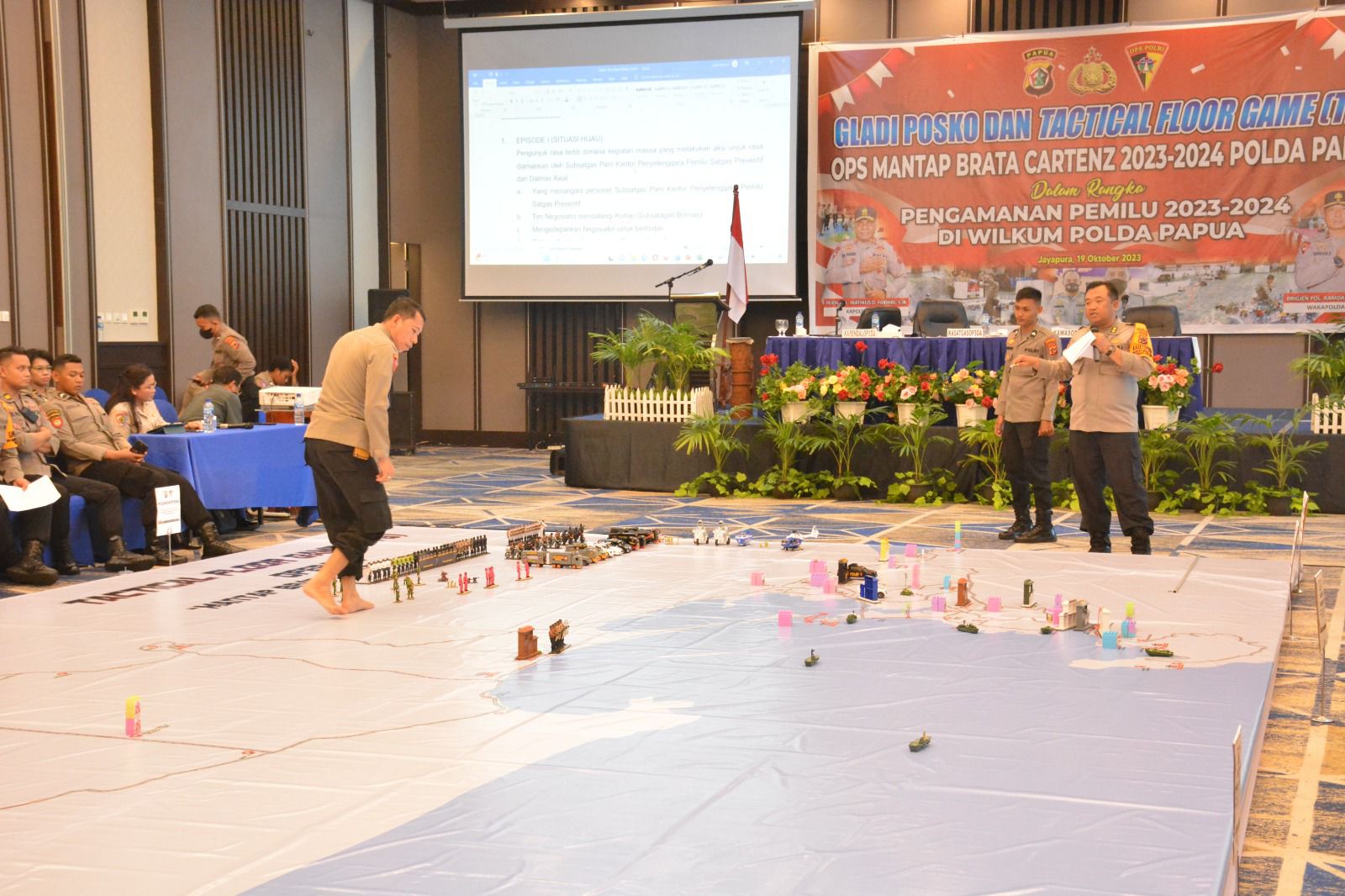Polda Papua Gencar Memastikan Keberhasilan Operasi Mantap Brata pada Pemilu 2023-2024