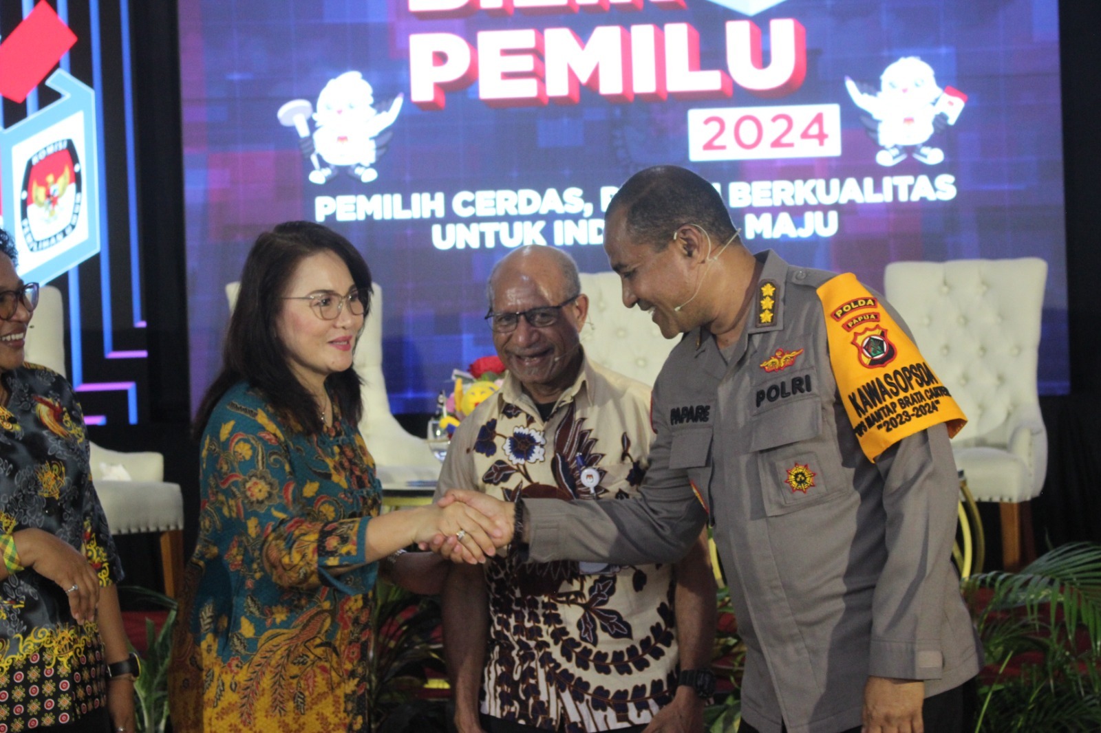 KPU Papua dan Bawaslu Papua Bersama Polda Papua Satukan Komitmen Dalam Persiapan Pemilu 2024