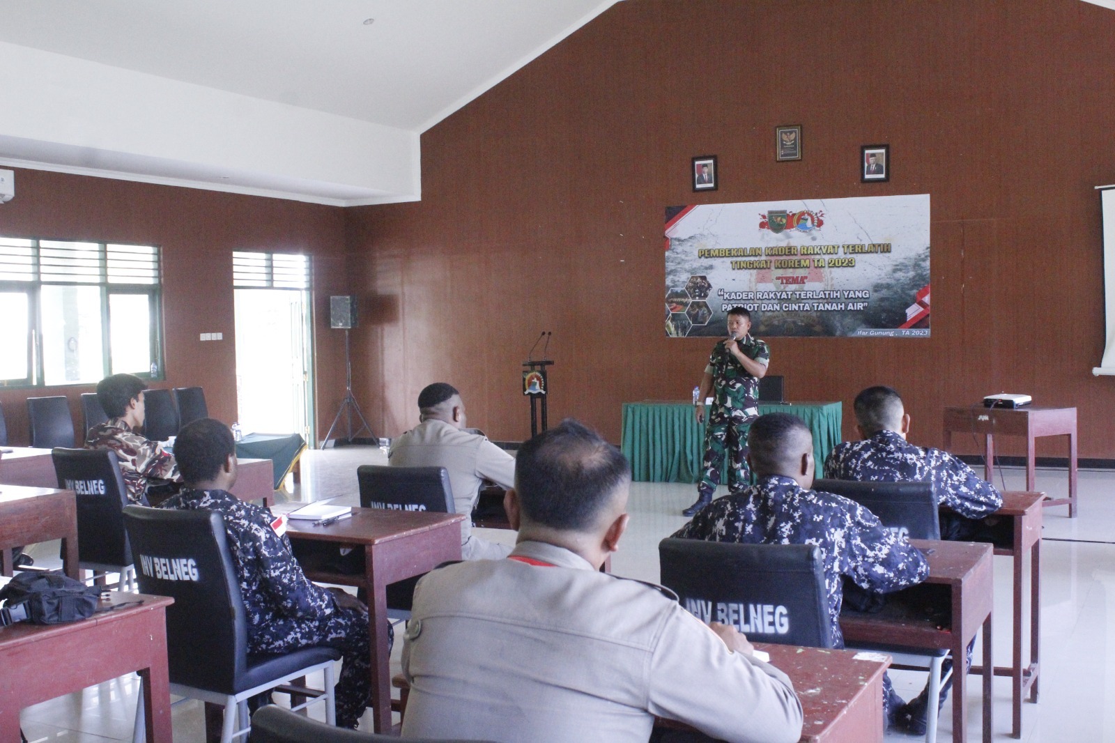 Bina Generasi Muda Papua, Korem 172/PWY Gelar Pelatihan Kader Warga Terlatih