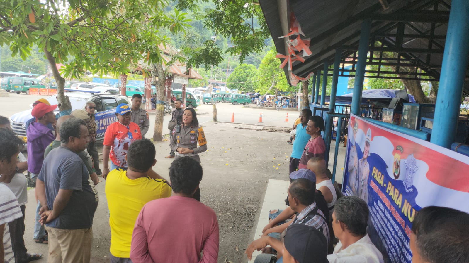 Berikan Imbauan Tata Tertib Berlalulintas Dalam Program Para-Para Numbay