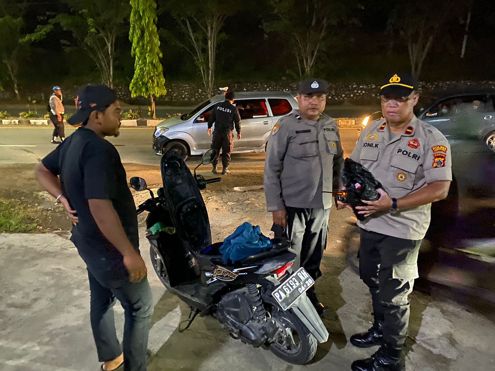 Razia Gabungan di Sentani, Upaya Polres Jayapura Cegah Gangguan Kamtibmas