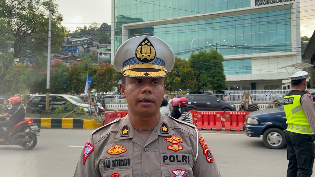 Dit Lantas Polda Papua Siaga, Pengaturan Lalu Lintas Hadapi Masa Kampanye Pemilu 2024