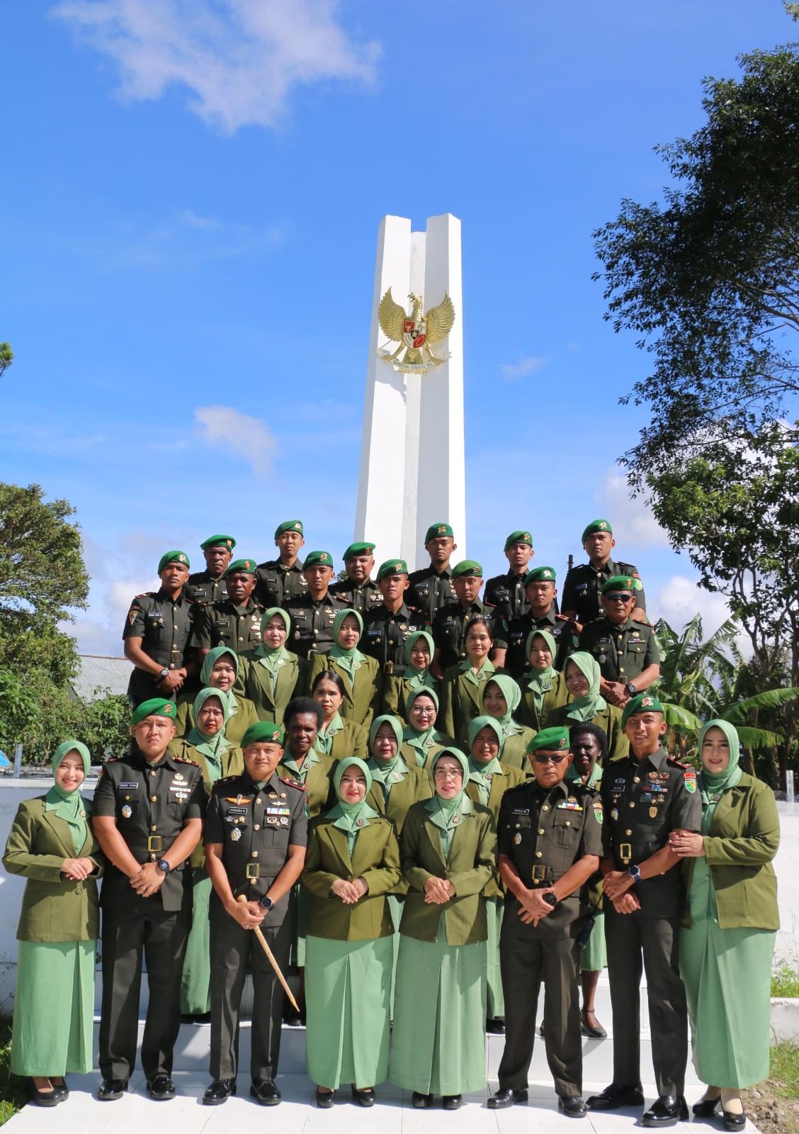Peringati HJK TNI AD, Kodim 1702/Jayawijaya Gelar Ziarah Ke TMP