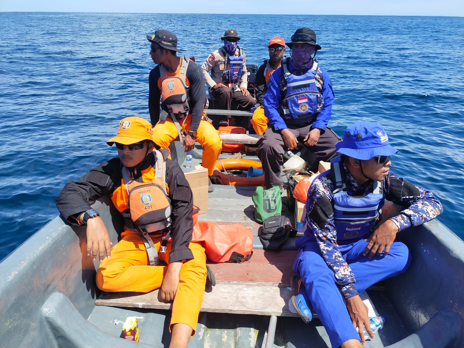 Dit Polairud Polda Papua dan Tim SAR Teruskan Pencarian Nelayan Hilang di Perairan Jayapura