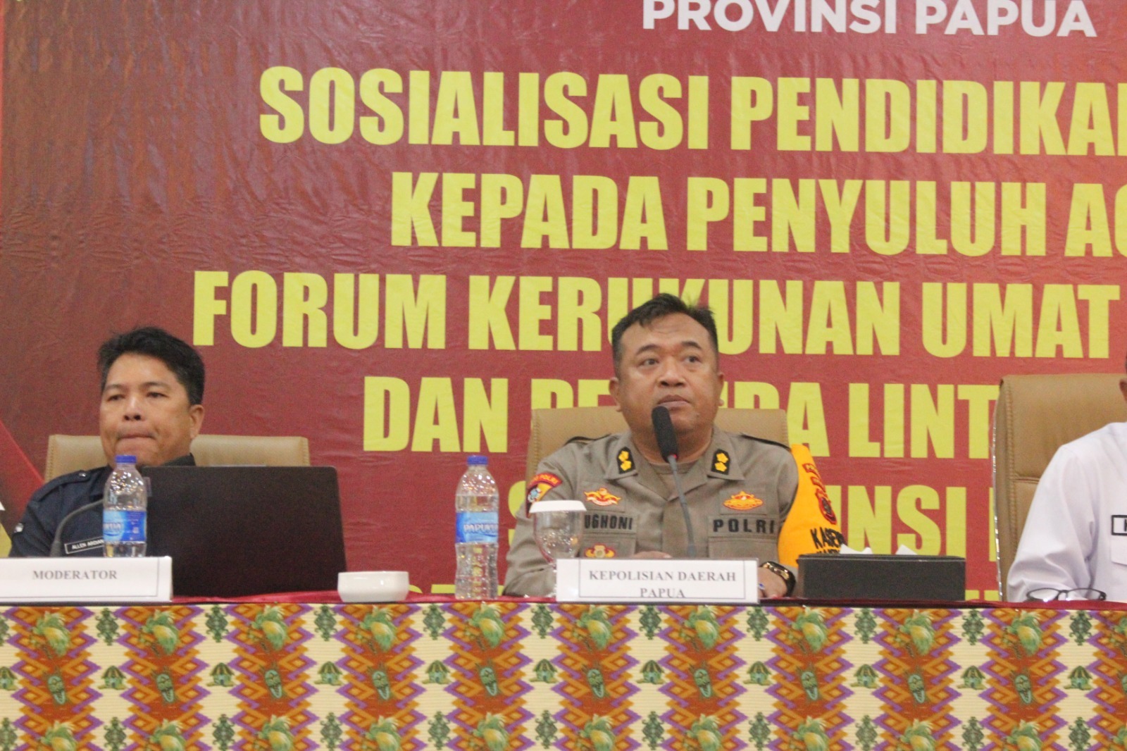 Kunci Sukses Pemilu 2024, Diskusi Strategis antara Polda Papua dan Pemuka Agama