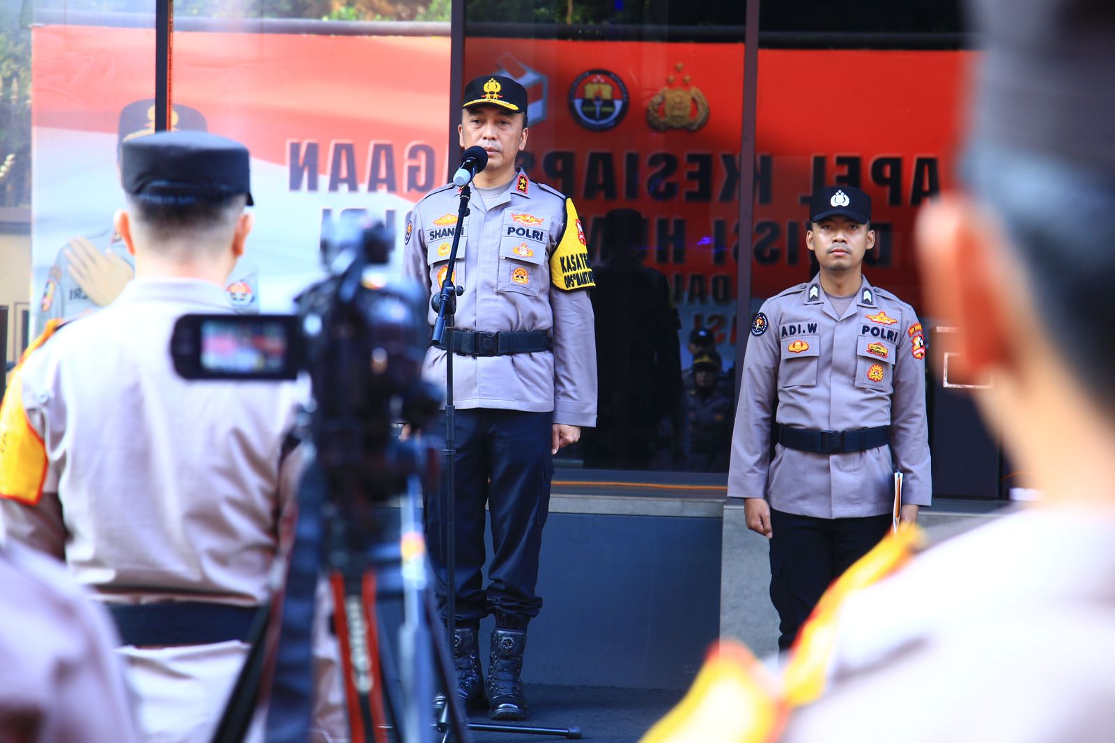 Kadiv Humas Tekankan Beberapa Hal Saat Gelar Apel Kesiapsiagaan Satgas Humas Polri Pengamanan Nataru