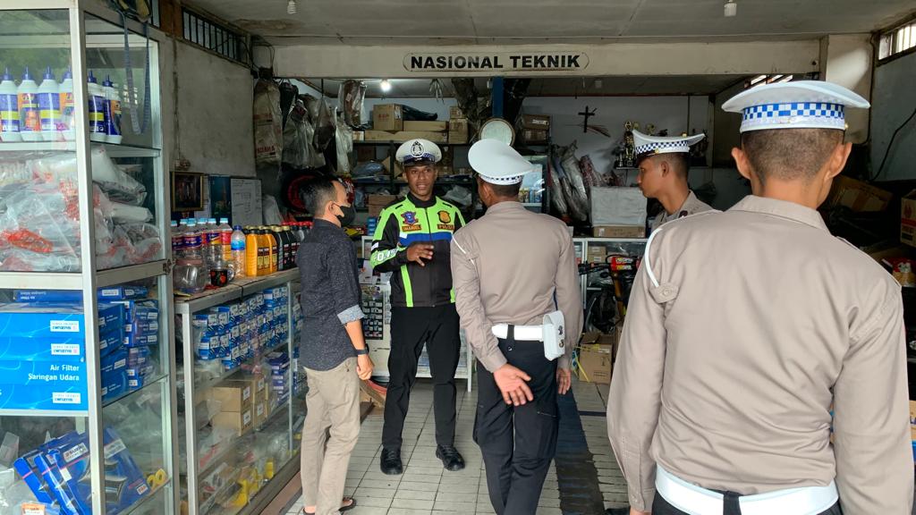 Dit Lantas Polda Papua Sosialisasi Larangan Knalpot Brong