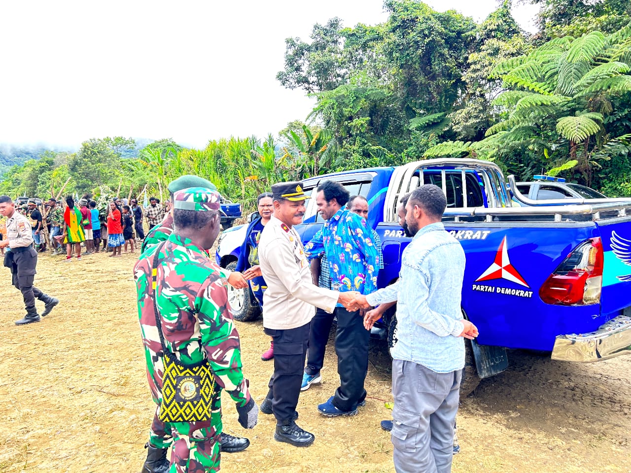 Wakapolres Mamberamo Tengah Hadiri Peresmian Gereja Gidi di Kampung Broges