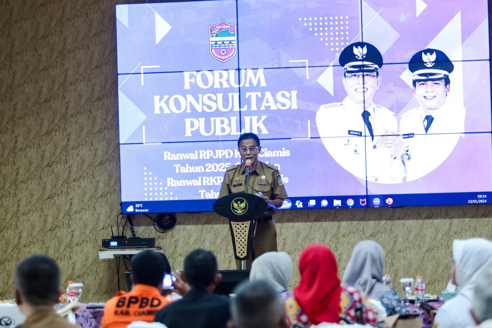 Bupati Sebut RPJPD Ciamis Disusun Untuk Wujudkan Indonesia Emas 2045 Dalam FKP