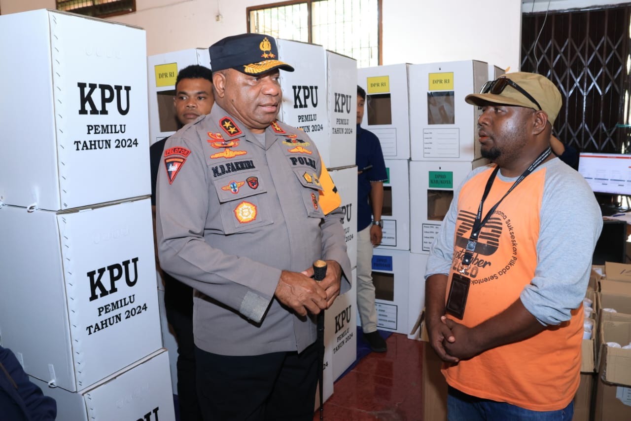 Kapolda Papua: Pengamanan dan Pengawalan KPU Prioritas Untuk Sukseskan Pemilu