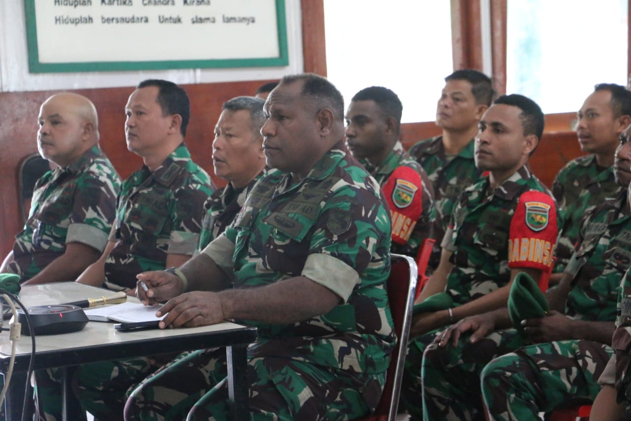 Dandim 1702/JWY Pimpin Apel Gelar Pasukan Dalam Rangka Kesiapan Pemilu 2024