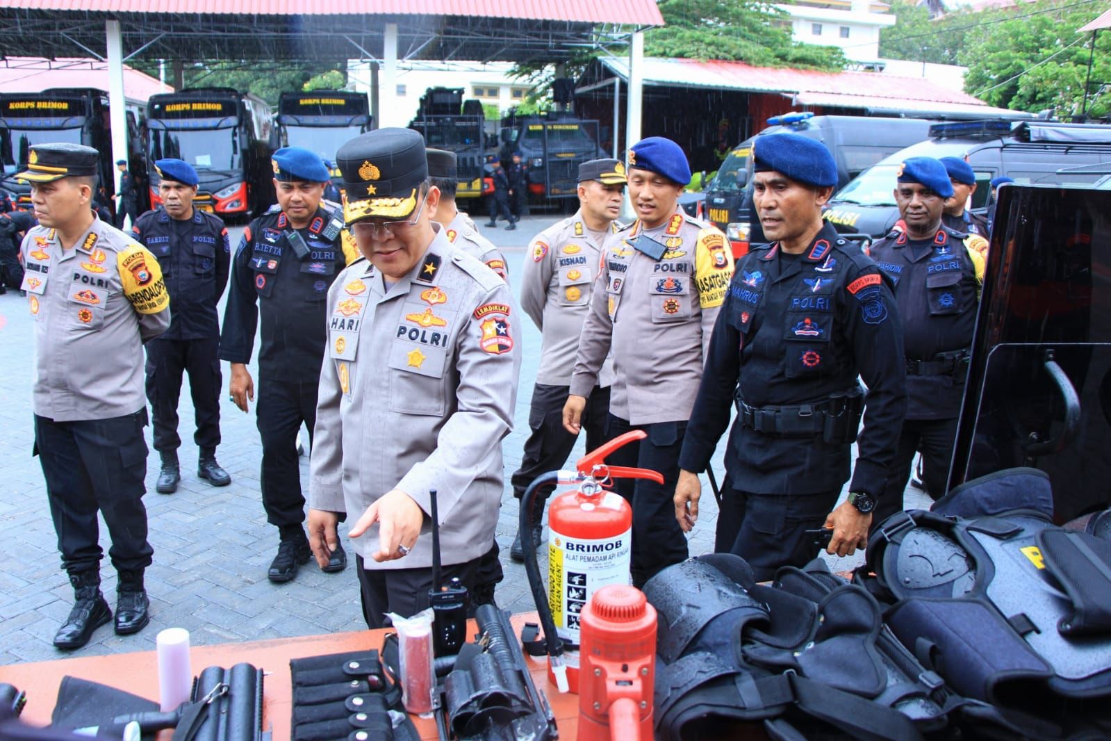 Tim Polri: Pamatwil dan Asistensi Pengamanan Pemungutan Suara Pemilu 2024 di Polda Maluku Utara