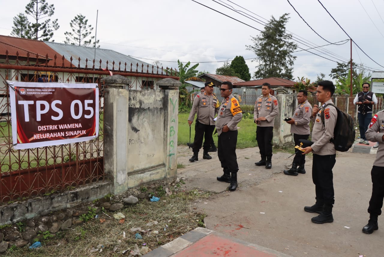 Wakapolda Papua Tinjau Persiapan PSU Pemilu 2024 di Distrik Wamena dan Hubikiak